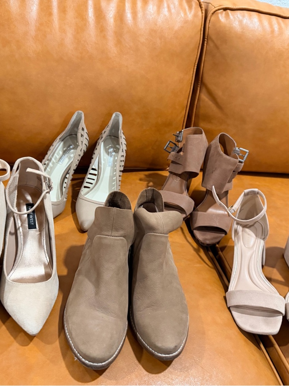 Taupe/Nude Size 7 shoe haul.